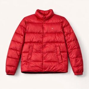 Calvin Klein Puffer Jacket Red M NWT
